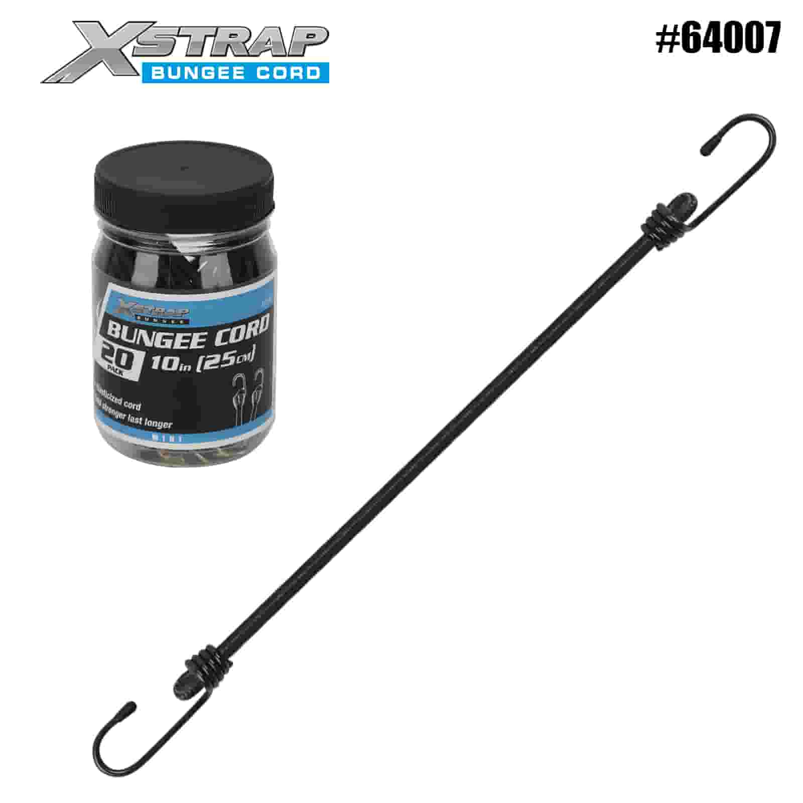 Xstrap 64007 20PK MINI Bungee ledninger 4 mm x 10